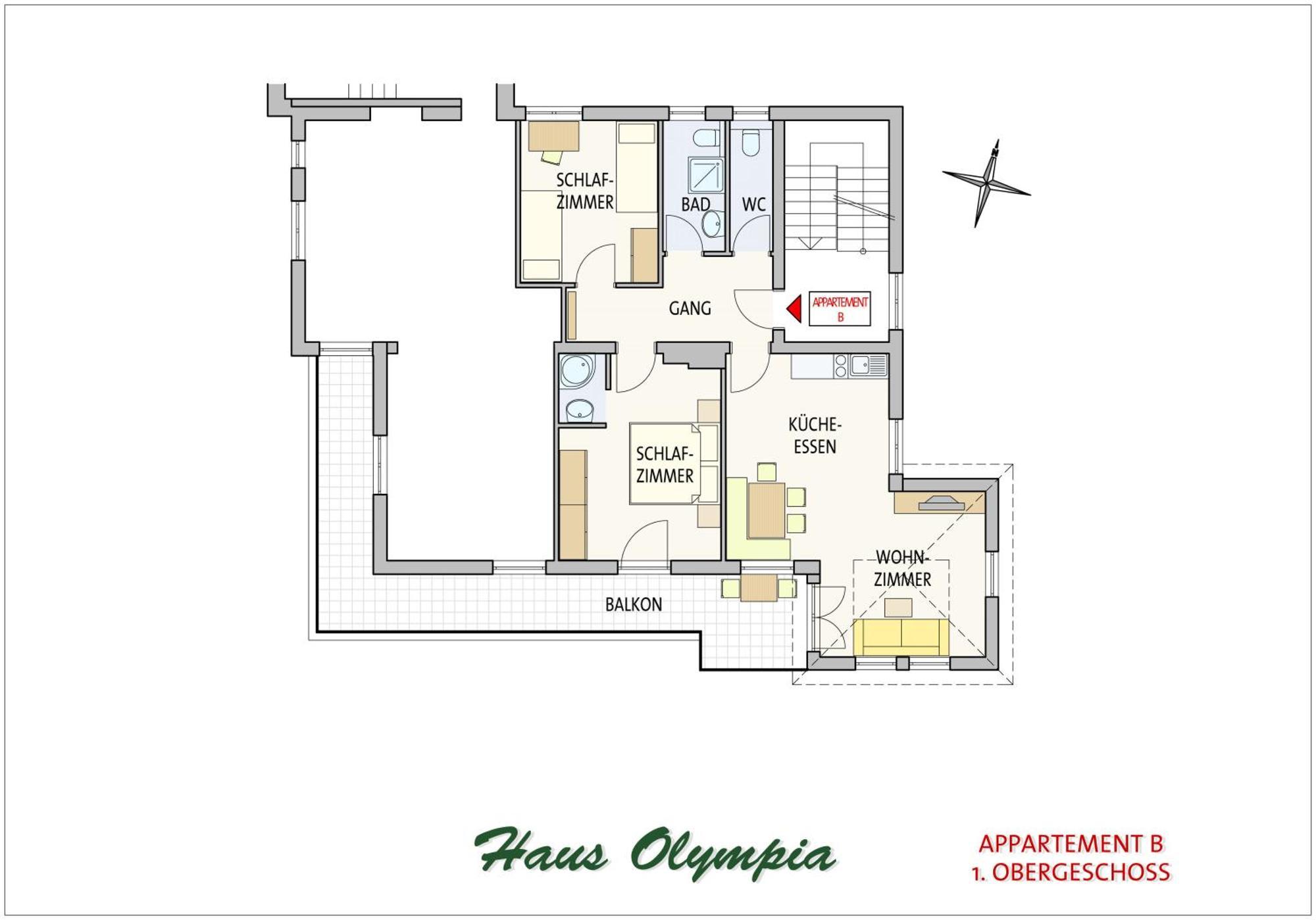 Appartements Haus Olympia Innsbruck Ruang foto
